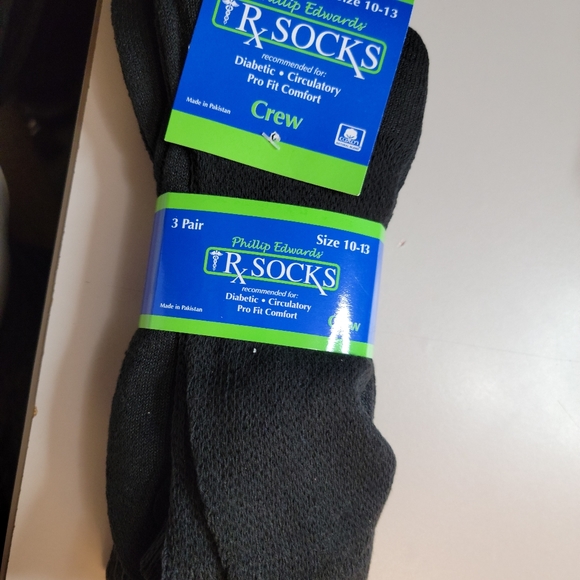 Diabetic Crew Socks (3) pair set - Picture 2 of 4